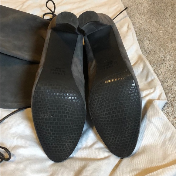 Stuart Weitzman Highland Boots in Gray - Picture 4 of 8